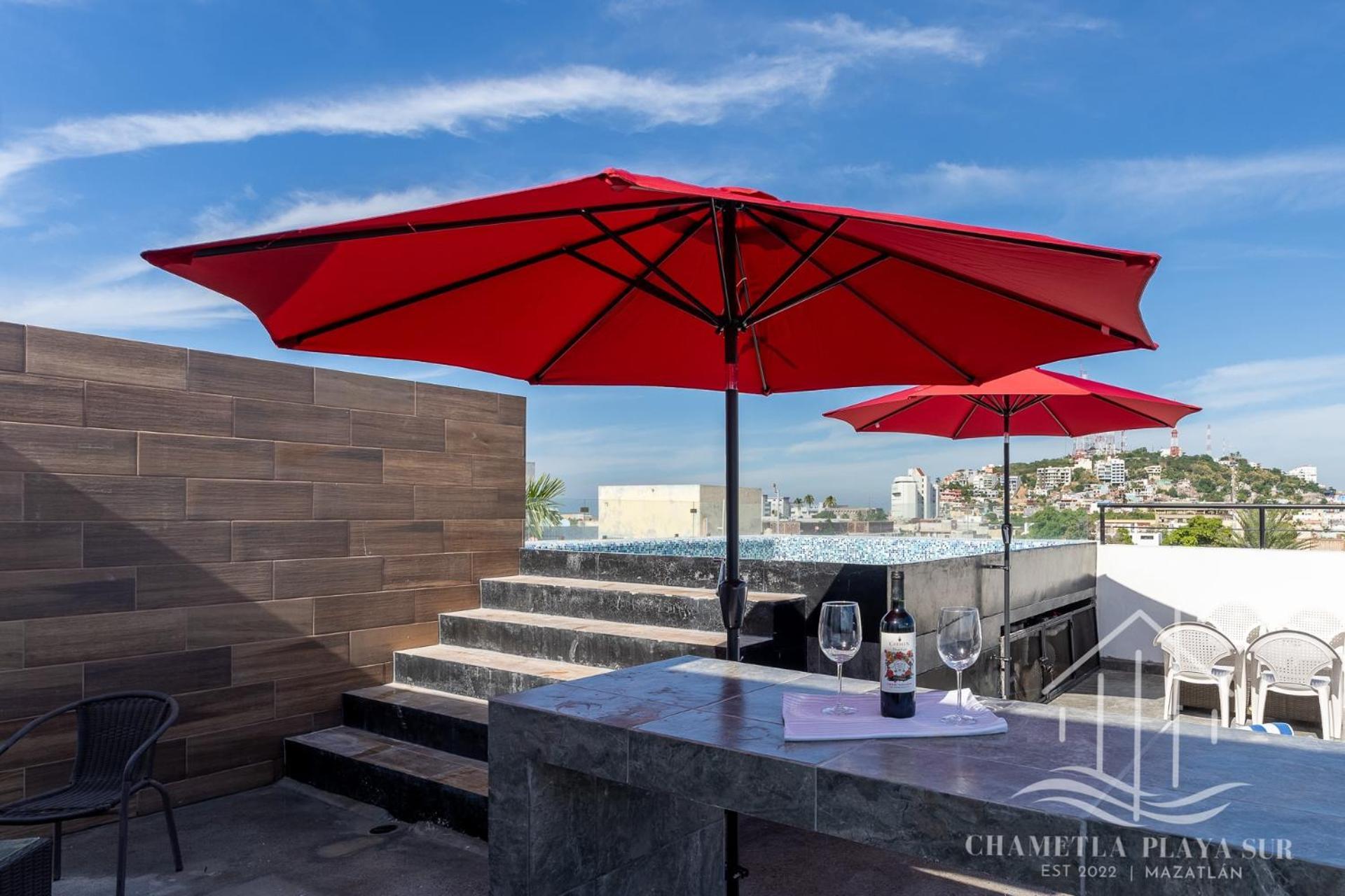 New & Modern, 5 Star Area, Walk 2 Beach, Pool, Views, King Bed Mazatlán Esterno foto